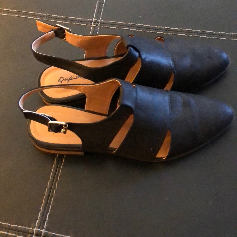 Black womens flats